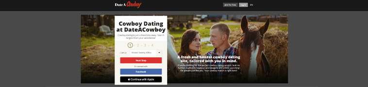 DateACowboy Dating Website